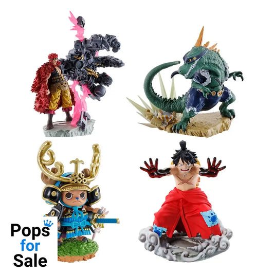 One Piece Petitrama PVC Mini Statue Logbox Re Birth Wanokuni Vol. 2 Set 9 cm Statues