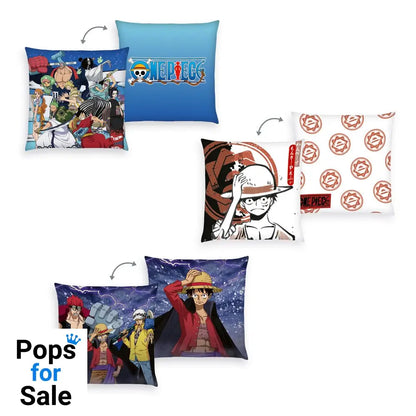 One Piece Pillows 3-Pack Monkey D. Luffy 40 x 40 cm Cushions