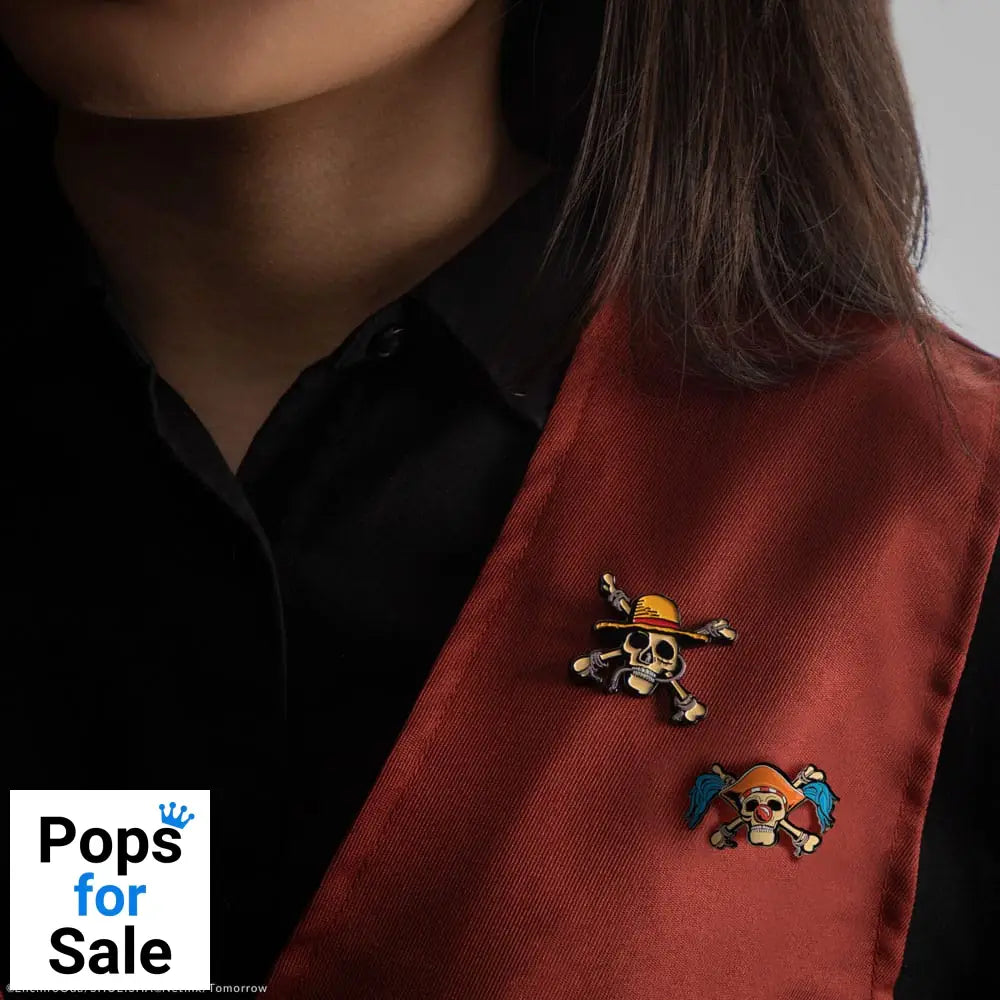 One Piece Pins 2-Pack Luffy & Buggy