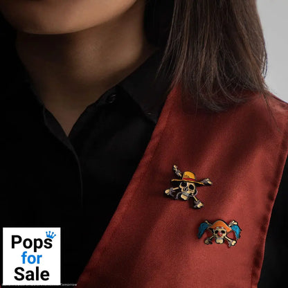 One Piece Pins 2-Pack Luffy & Buggy