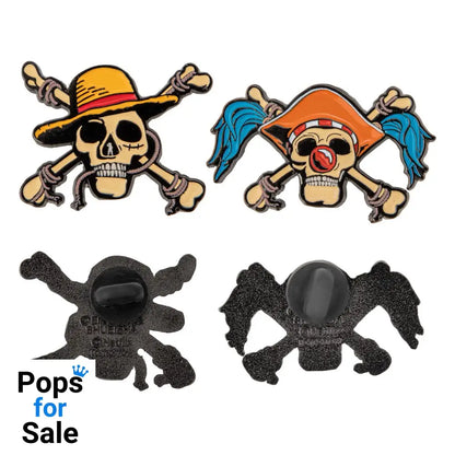 One Piece Pins 2-Pack Luffy & Buggy Pins & Brooches