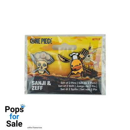 One Piece Pins 2-Pack Sanji & Zeff
