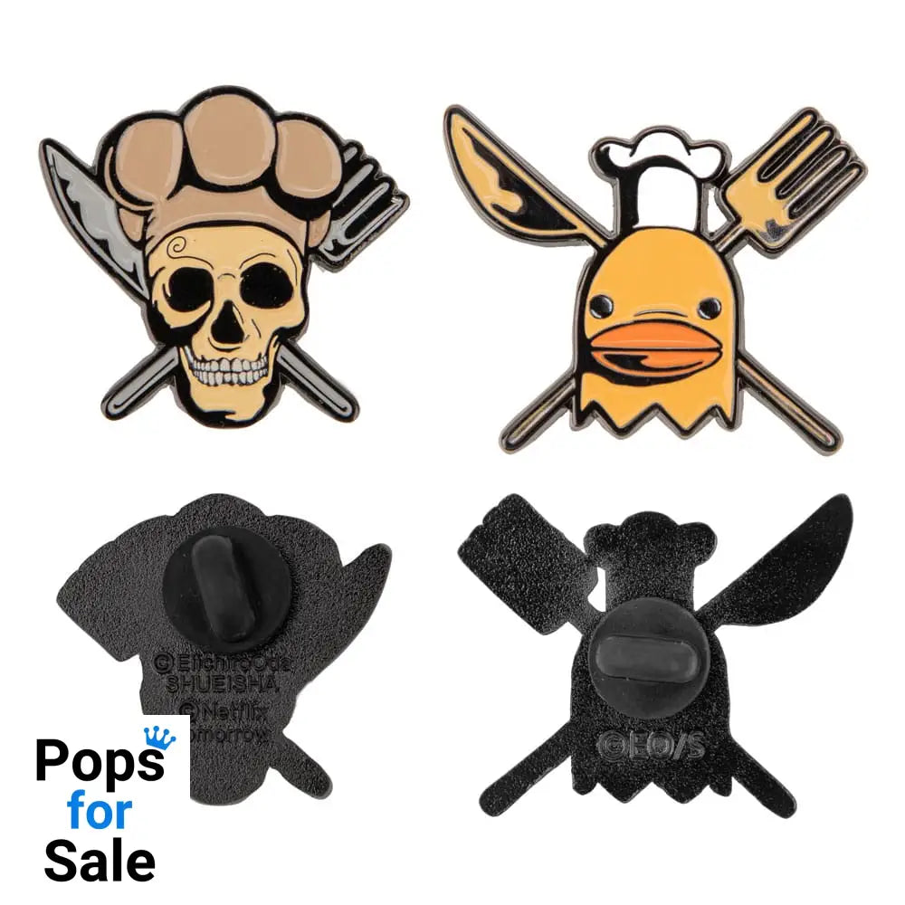 One Piece Pins 2-Pack Sanji & Zeff