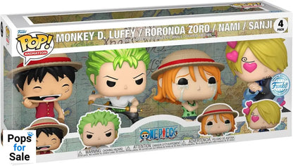 One Piece POP! Animation Vinyl Figure 4-Pack Refresh 4PK(EMEA) 9 cm