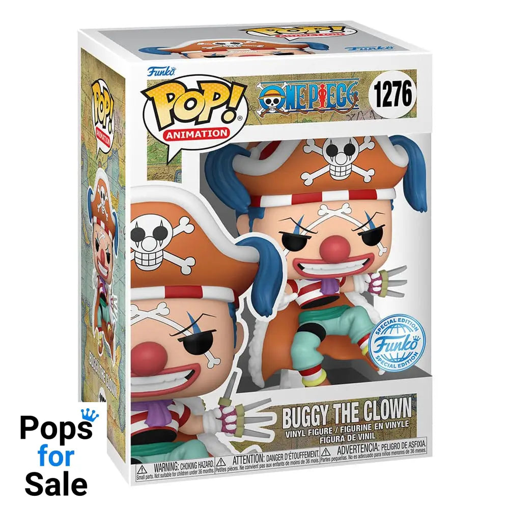 One Piece POP! Animation Vinyl Figures Buggy the Clown 9 cm