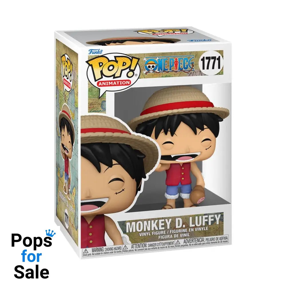 One Piece POP! Animation Vinyl Figures Luffy (Refresh) 9 cm