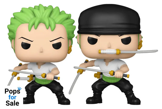 One Piece POP! Animation Vinyl Figures Zoro (Refresh) w/Ch 9 cm Assortment (6)