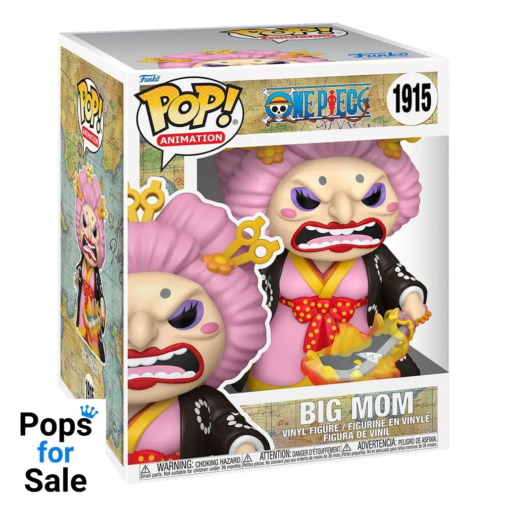 One Piece POP! Super Animation Vinyl Figure Big Mom (Kimono) (with Chase) 9 cm Assortment (3)