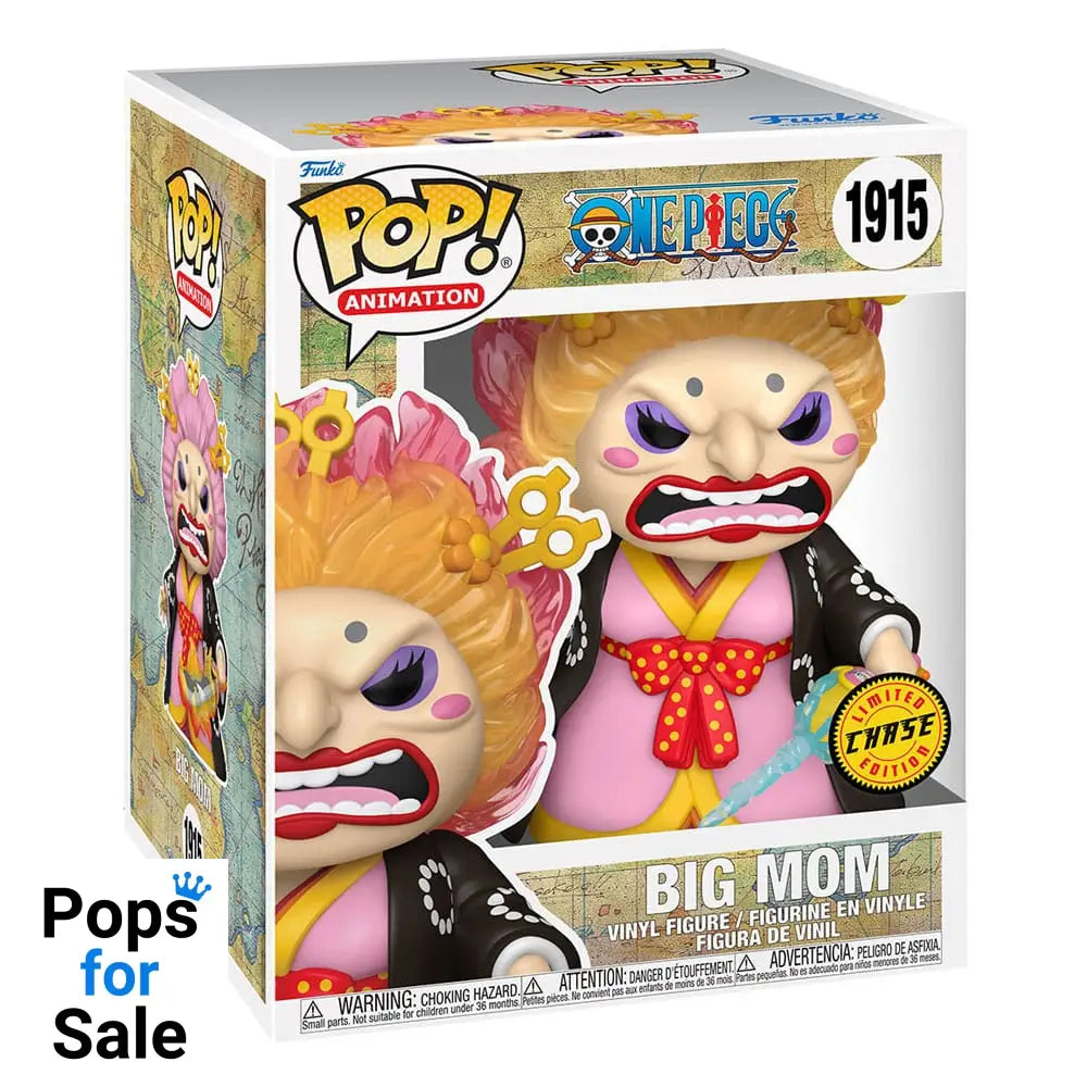 One Piece POP! Super Animation Vinyl Figure Big Mom (Kimono) (with Chase) 9 cm Assortment (3) POP! Figures