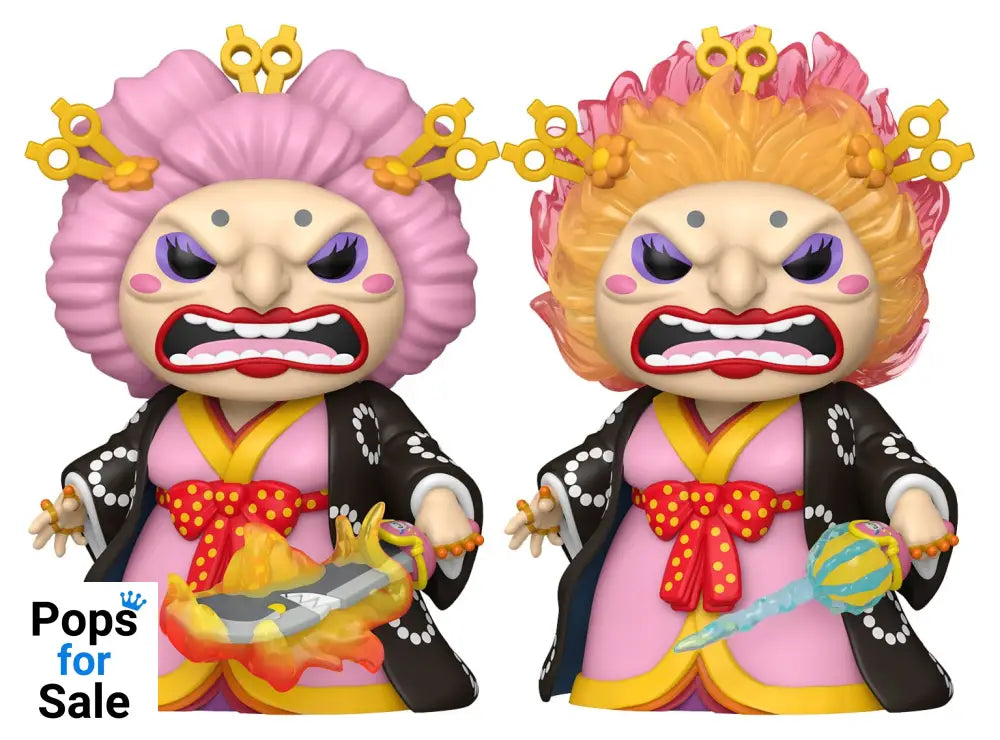 One Piece POP! Super Animation Vinyl Figure Big Mom (Kimono) (with Chase) 9 cm Assortment (3) POP! Figures