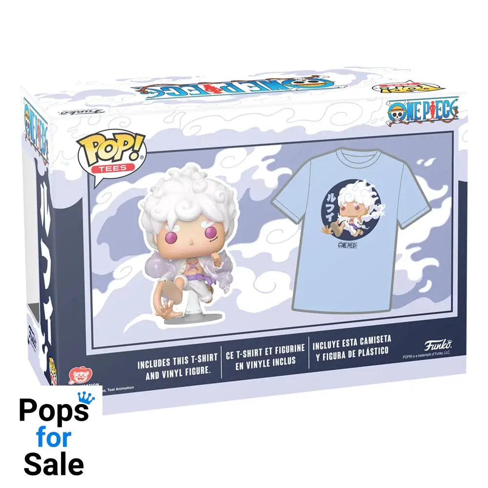 One Piece POP! & Tee Box Luffy Fifth Gear Size M