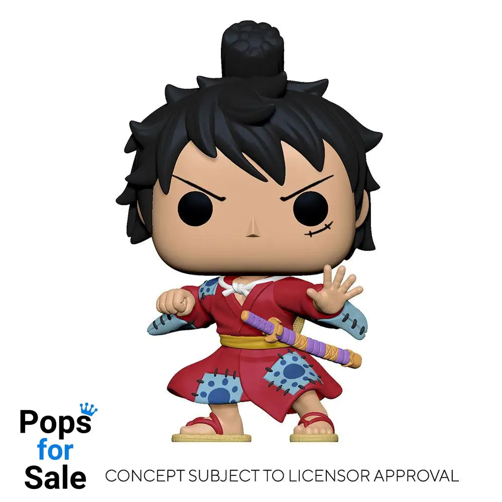 One Piece POP! Television Vinyl Figure Luffy in Kimono 9 cm