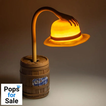 One Piece Posable Desk Light Straw Hat 28 cm