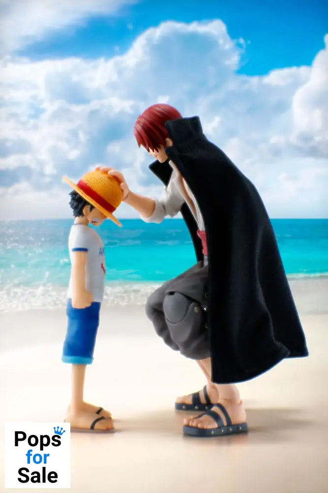 One Piece S.H.Figuarts Action Figure 2-Pack Shanks & Monkey D. Luffy Childhood Ver.