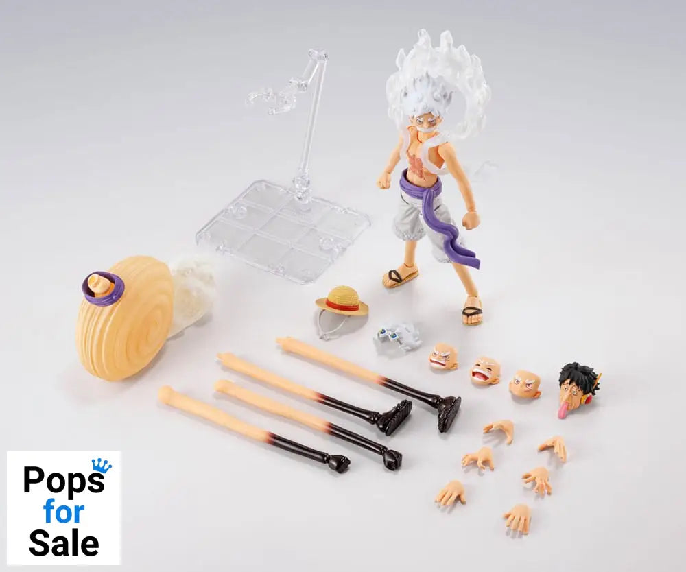 One Piece S.H.Figuarts Action Figure Monkey D. Luffy Gear 5 -Future Island Egghead- 15 cm