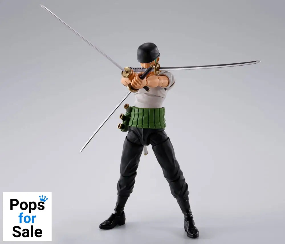 One Piece S.H.Figuarts Action Figure Roronoa Zoro Romance Dawn Ver. 15 cm