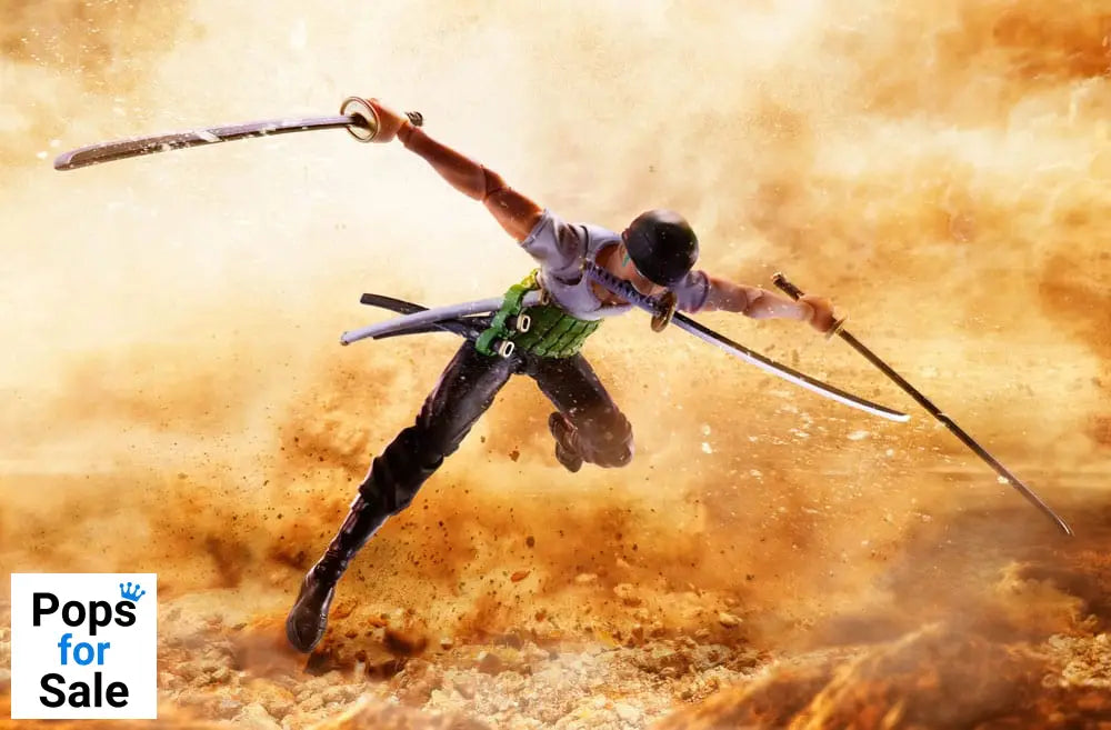 One Piece S.H.Figuarts Action Figure Roronoa Zoro Romance Dawn Ver. 15 cm