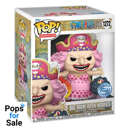 One Piece Super Sized POP! Animation Vinyl Figure Big Mom w/Homies 15 cm