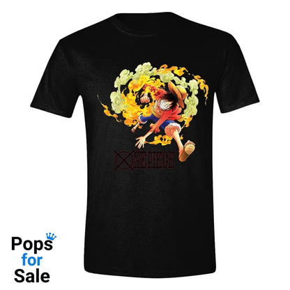 One Piece T-Shirt Luffy Attack Size M T-shirts