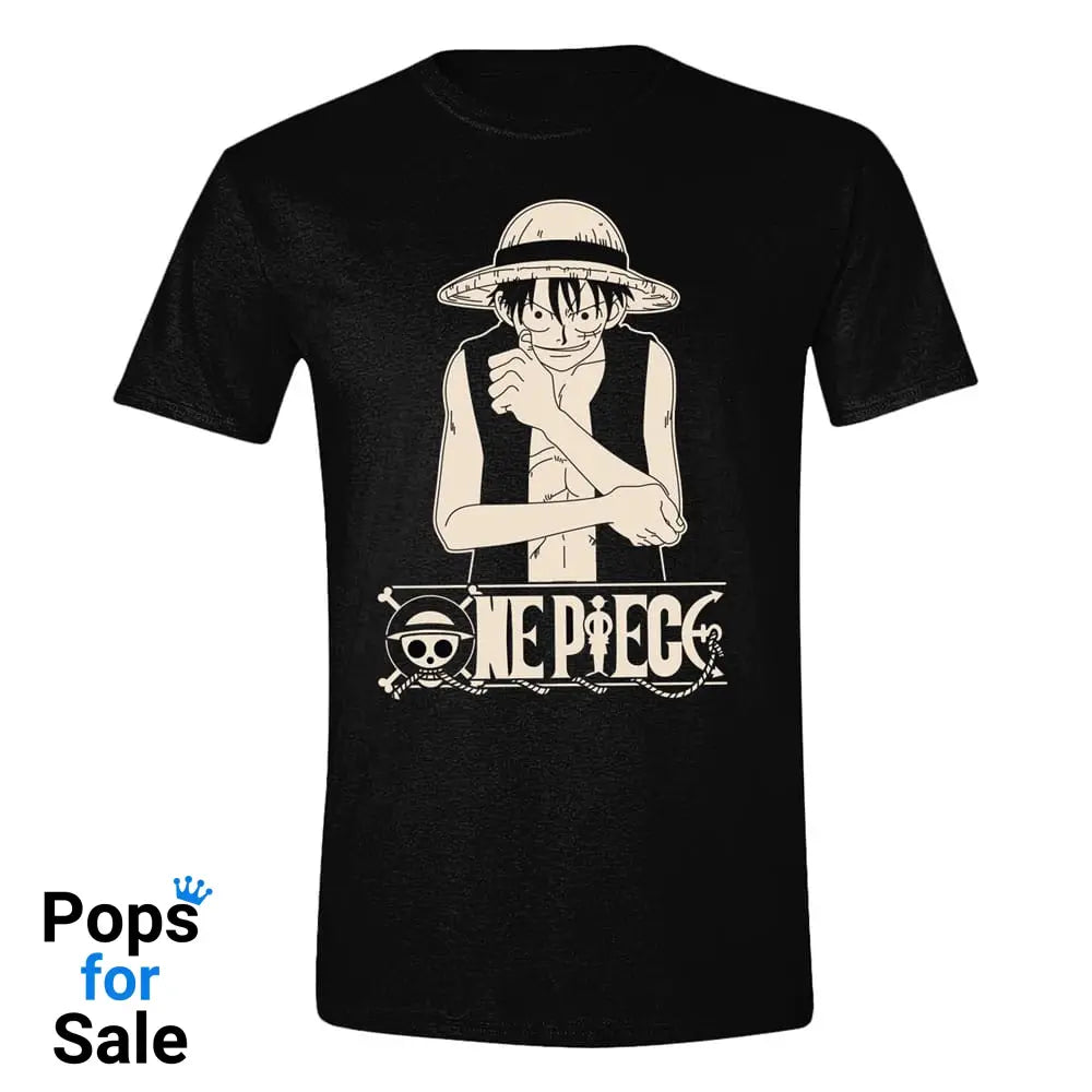 One Piece T-Shirt Luffy Pose Logo