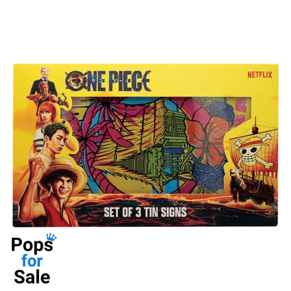 One Piece Tin Signs 3 Pack