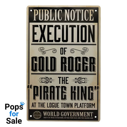 One Piece Tin Signs 3 Pack Tin signs