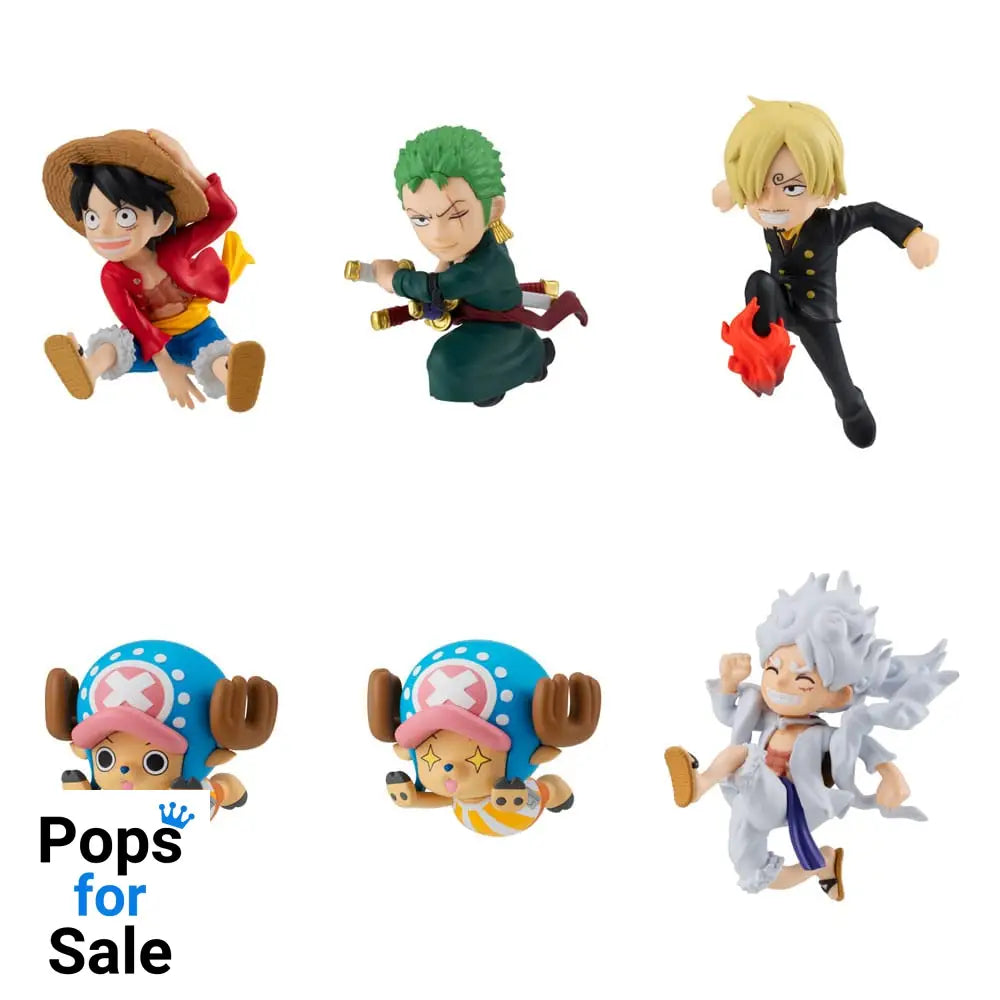 One Piece Tobimasu Trading Figure 5 cm Blind Box Assortment (6) Mini-figures,Blind Boxes