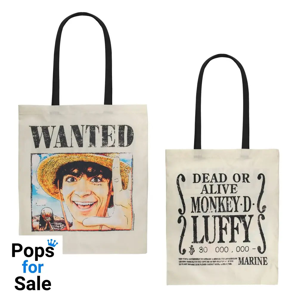 One Piece Tote Bag Wanted Luffy Bags