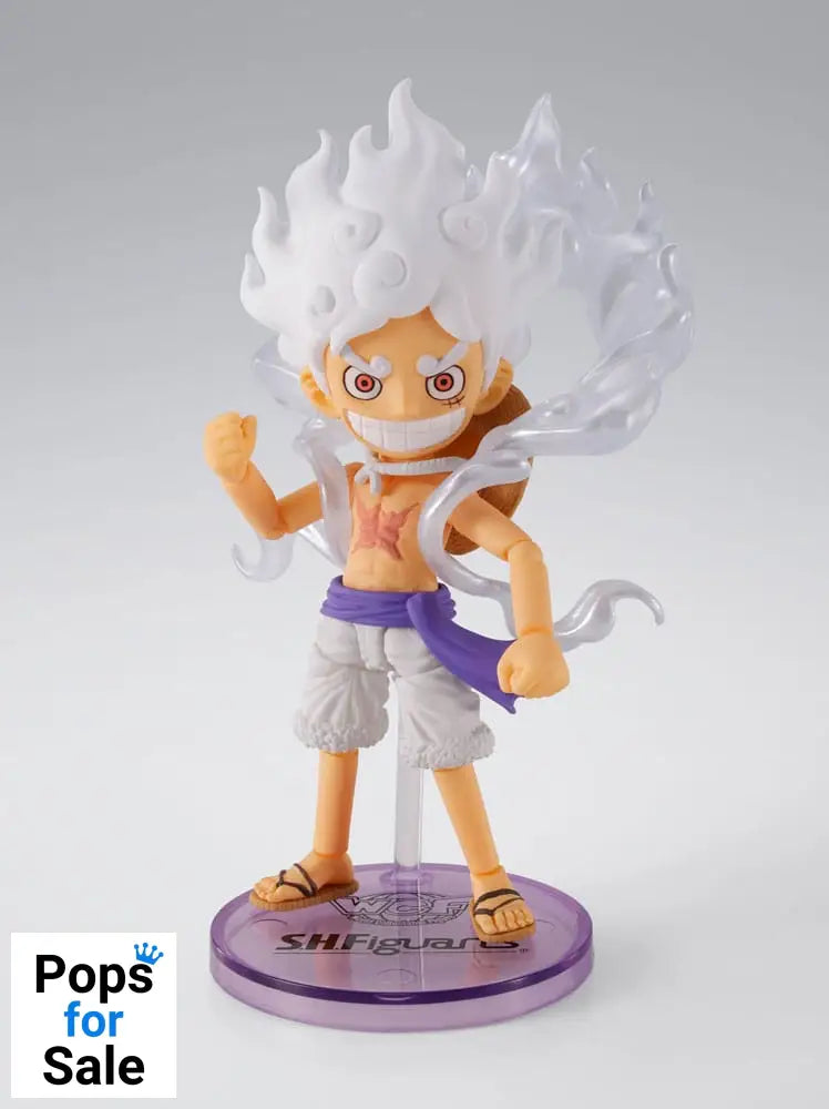 One Piece World Collactable Figures x S.H. Figuarts Action Figure Monkey D. Luffy Gear 5 8 cm Action figures