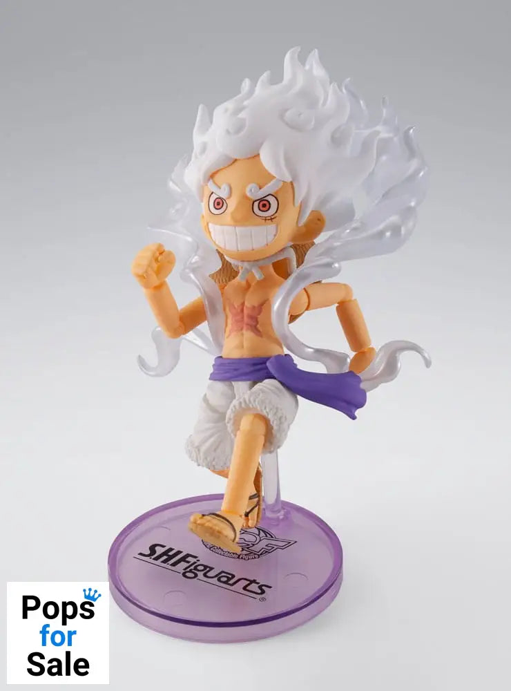 One Piece World Collactable Figures x S.H. Figuarts Action Figure Monkey D. Luffy Gear 5 8 cm