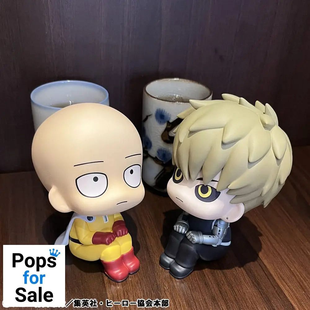 One Punch Man Look Up PVC Statue Saitama & Genos 11 cm (with gift) Statues