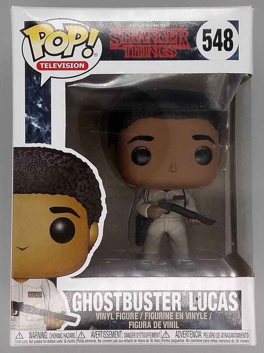 #548 Ghostbuster Lucas - Stranger Things - Box Damaged Funko POP