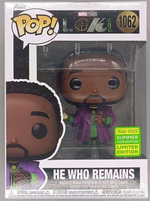 #1062 He Who Remains - Marvel Loki - 2022 Con - Box Damaged Funko POP