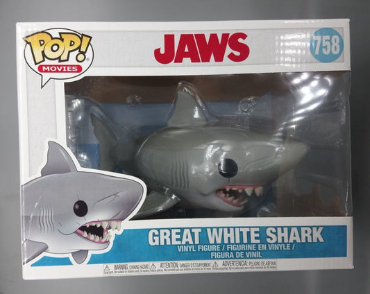 758 Great White Shark - 6 Inch - JAWS Funko POP
