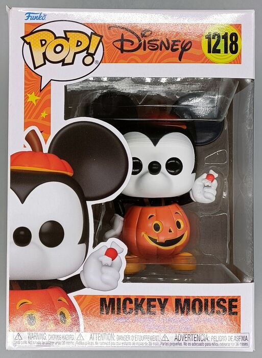 1218 Mickey Mouse (Trick or Treat) - Disney Halloween - Box Damaged Funko POP