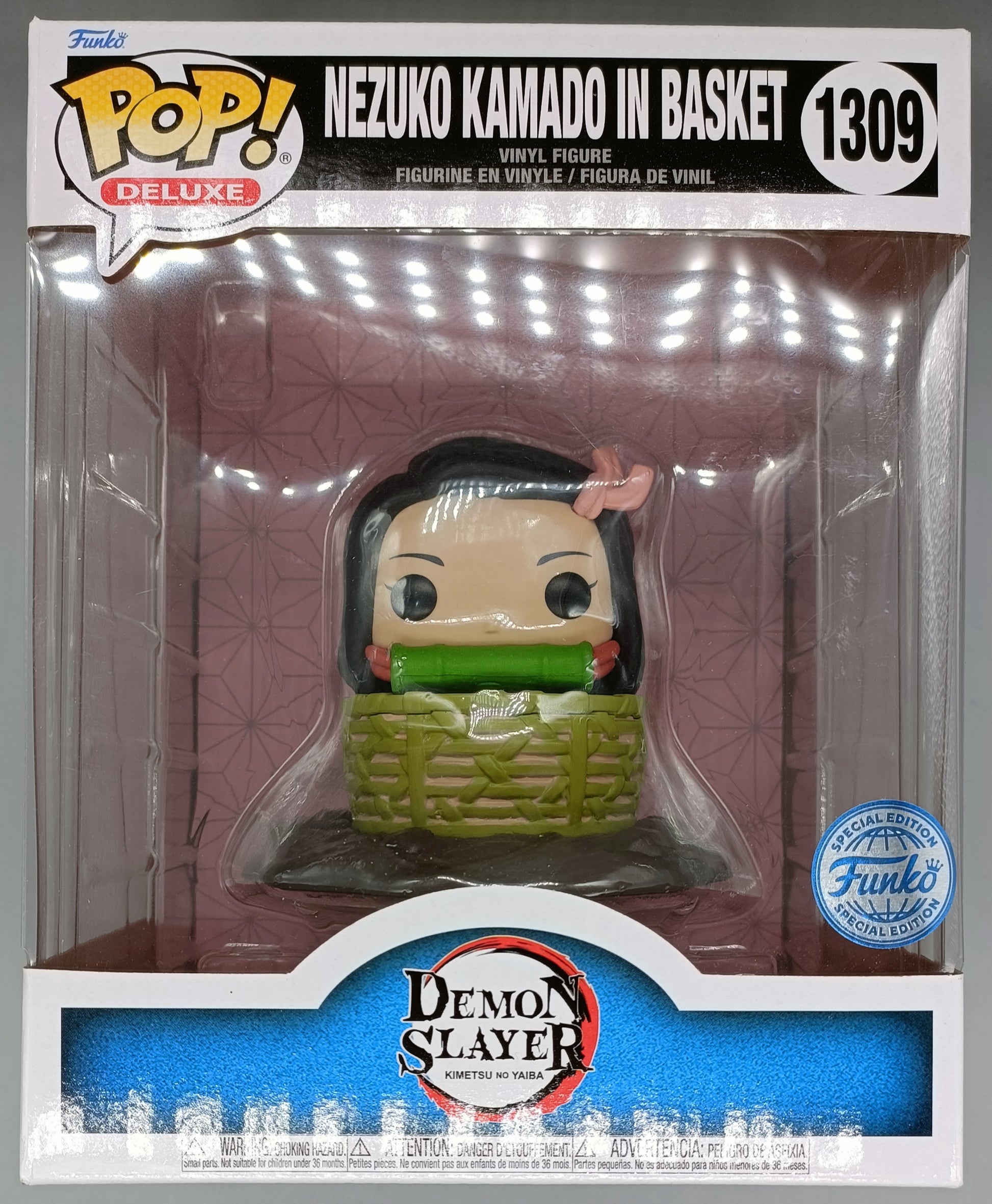 #1309 Nezuko Kamado in Basket Deluxe - Demon Slayer Funko POP