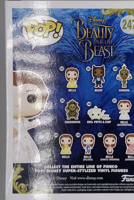 247 Belle (Celebration) - Disney Beauty and Beast Funko POP - Box Damaged