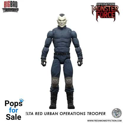 Operation: Monster Force Action Figure 1/12 Delta Red Urban Operations Trooper 15 cm