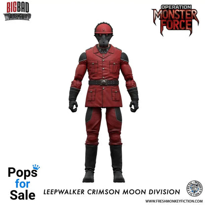 Operation: Monster Force Action Figure 1/12 Sleepwalker Crimson Moon Division 15 cm