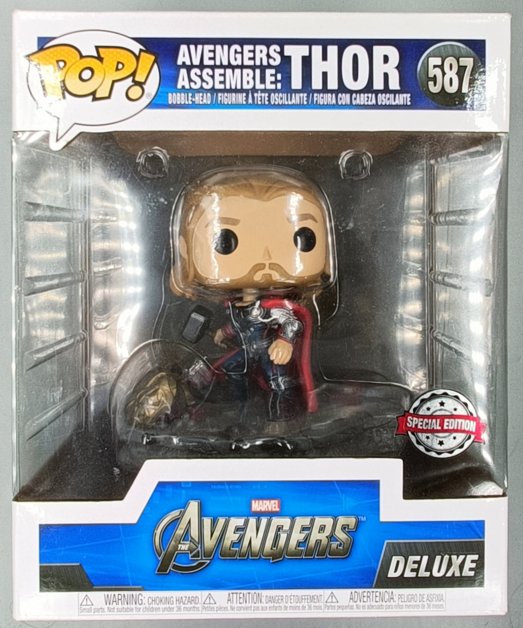 587 Avengers Assemble: Thor - Deluxe - Marvel - Box Damaged Funko POP