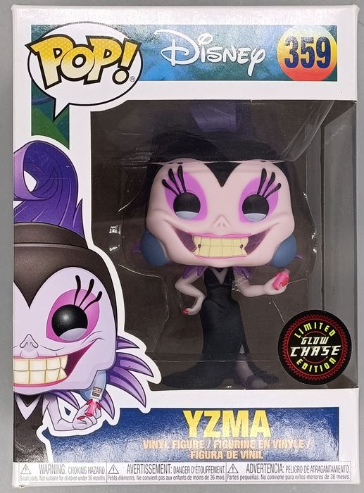 #359 Yzma - Glow Chase - Disney The Emperors New Box Damaged Funko POP