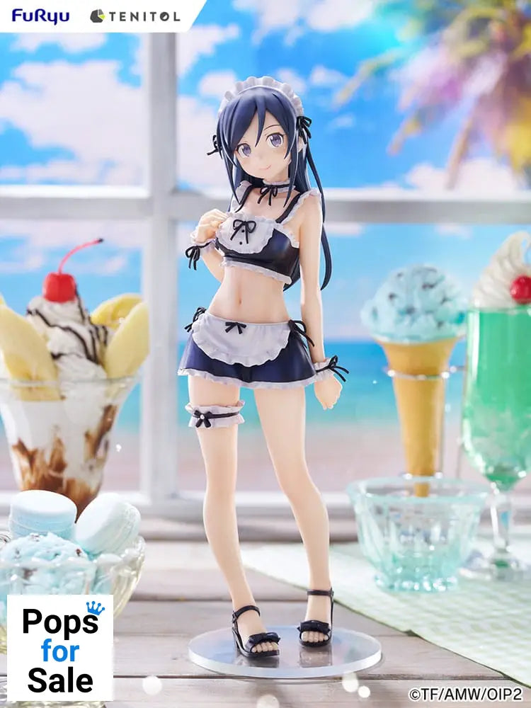 Ore no Imouto ga Konna ni Kawaii Wake ga Nai. Tenitol Tall PVC Statue Aragaki Ayase swimsuits maid Ver. 30 cm