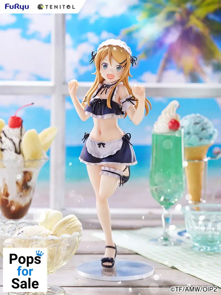 Ore no Imouto ga Konna ni Kawaii Wake ga Nai. Tenitol Tall PVC Statue Kousaka Kirino swimsuits maid Ver. 30 cm