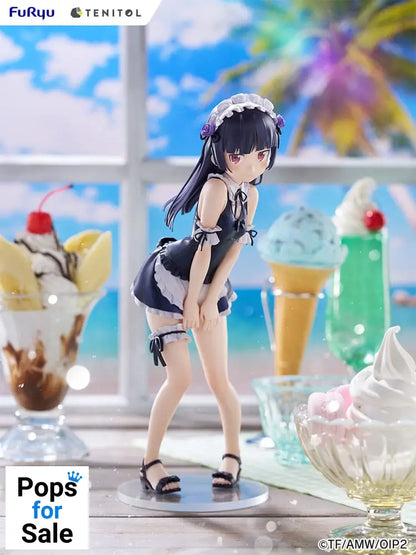 Ore no Imouto ga Konna ni Kawaii Wake ga Nai. Tenitol Tall PVC Statue Kuroneko swimsuits maid Ver. 27 cm