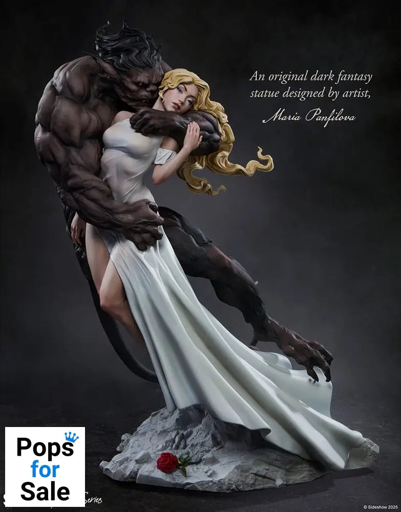 Original Artist Series Statue Beauty and the Beast by Maria Panfilova 46 cm