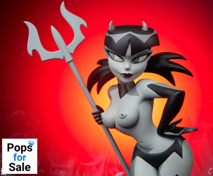 Original Artist Series Statue Devil Girl (Black and White Variant) 30 cm