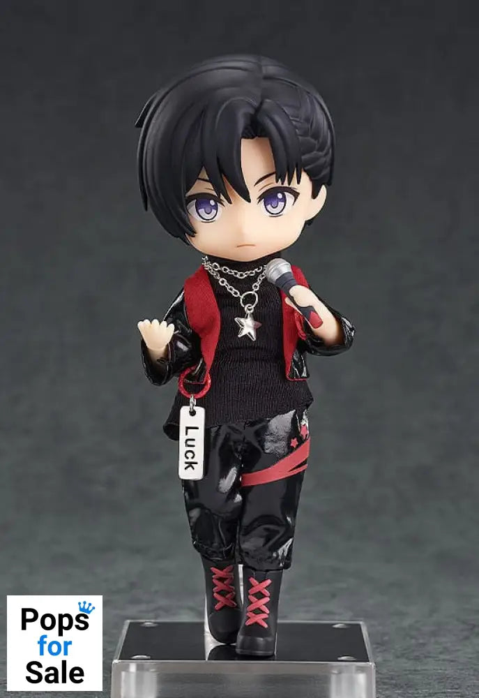 Original Character Accessories for Nendoroid Doll Figures Outfit Set: Idol Outfit - Boy (Deep Red) Action figures