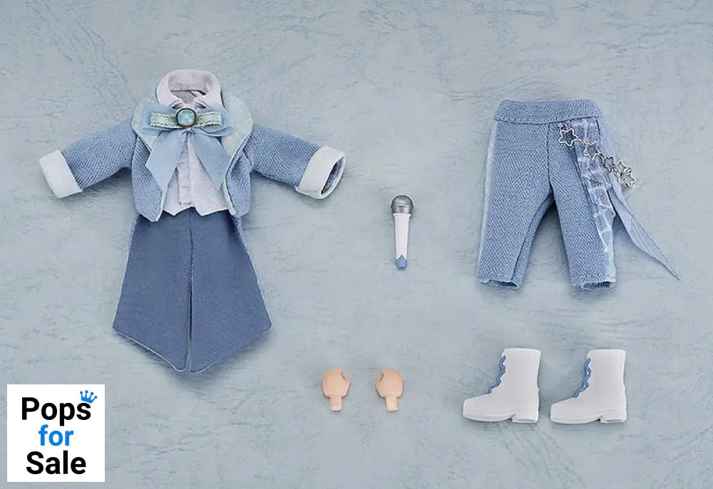 Original Character Accessories for Nendoroid Doll Figures Outfit Set: Idol Outfit - Boy (Sax Blue)