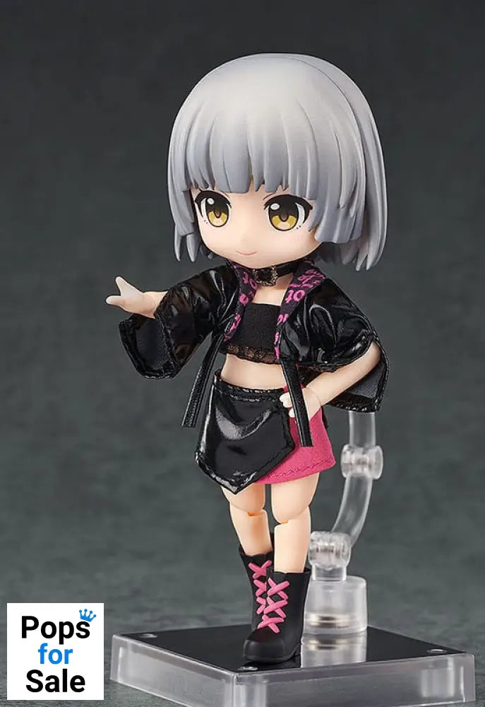 Original Character Accessories for Nendoroid Doll Figures Outfit Set: Idol Outfit - Girl (Rose Red) Action figures