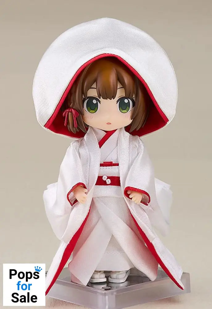 Original Character Accessories for Nendoroid Doll Figures Outfit Set: Shiromuku